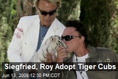 Siegfried, Roy Adopt Tiger Cubs