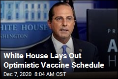 White House Lays Out Optimistic Vaccine Schedule