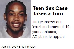 Teen Sex Case Takes a Turn