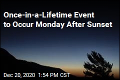 Once-in-a-Lifetime Event to Occur Monday After Sunset