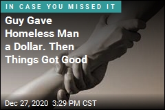 Homeless Man Turns Out to Be Passerby&#39;s Long-Lost Pal