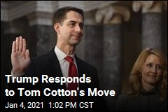 Trump Responds to Tom Cotton&#39;s Move