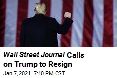 Trump Should Resign: Wall Street Journal