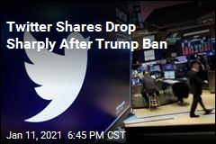 Twitter Stock Drops More Than 6% After Trump Ban