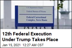 12th Federal Execution Since Trump Reinstated Them Takes Place