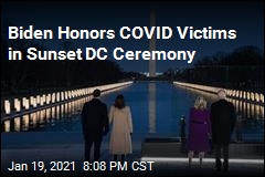 Biden Honors COVID Victims in Sunset DC Ceremony