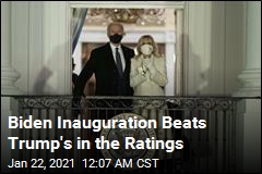 Biden Inauguration Beats Trump&#39;s in the Ratings