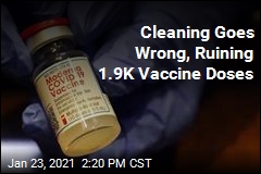 Cleaning Goes Wrong, Ruining 1.9K Vaccine Doses