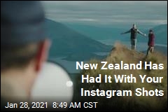 New Zealand Is Bored With Your Instagram Shots