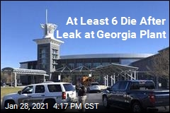 Leak Apparently Kills at Least 6 at Plant