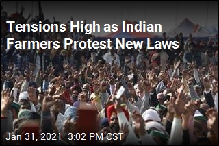 Tensions High as Indian Farmers Protest New Laws