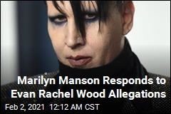 Marilyn Manson Responds to Evan Rachel Wood Allegations