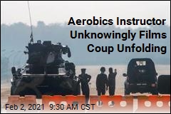 Aerobics Instructor Unknowingly Films Coup Unfolding