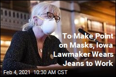 To Make a Point, Iowa Lawmaker Breaks Jeans Rule