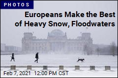 Europeans Recover From, and Play In, Snow and Flooding