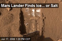 Mars Lander Finds Ice... or Salt