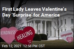 First Lady Leaves Valentine&#39;s Day &#39;Surprise&#39; for America