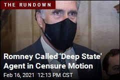 Romney Called &#39;Deep State&#39; Agent in Censure Motion