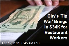 City&#39;s &#39;Tip War&#39; Brings In $34K for Restaurant Workers