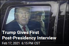 Trump Gives First Post-Presidency Interview