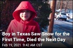 Boy in Texas Saw Snow for the First Time, Died the Next Day