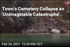 Cemetery Collapse Sends Coffins Into the Sea