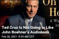 John Boehner on Wild Audiobook: &#39;Blame the Wine&#39;