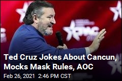 Ted Cruz Jokes About His Cancun Trip