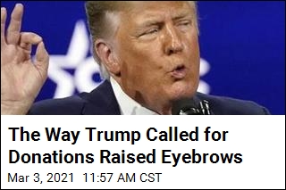 The Way Trump Called for Donations Raised Eyebrows