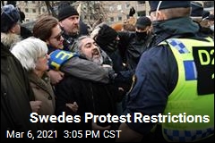 Sweden Has First Virus Protest