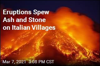 Eruptions Spew Ash and Stone on Italian Villages