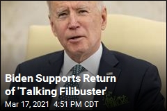 Biden Says He Supports Big Change to Filibuster