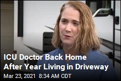 ICU Doctor Back Home After Year Living in Driveway
