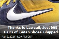 Thanks to Lawsuit, Just 665 Pairs of &#39;Satan Shoes&#39; Shipped