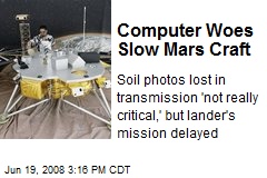 Computer Woes Slow Mars Craft