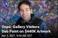 Gallery Visitors Mistakenly Paint On $440K Artwork