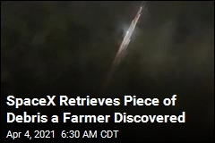 Farmer Discovers a Piece of SpaceX Rocket Debris