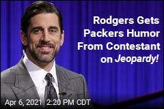 Rodgers Is Served a Packers Joke on Jeopardy!