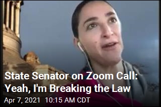 State Senator on Zoom Call: Yeah, I&#39;m Breaking the Law