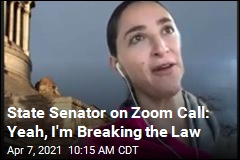 State Senator on Zoom Call: Yeah, I&#39;m Breaking the Law