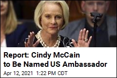 Report: Cindy McCain to Be Named US Ambassador