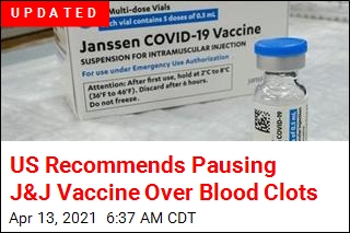 Feds Recommend Pausing J&amp;J Vaccine Over Blood Clots