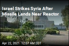 Syrian Missile Lands Near Israel Nuclear Reactor