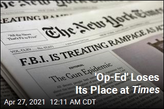 &#39;Guest Essay&#39; Replaces &#39;Op-Ed&#39; at Times