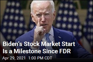 Biden&#39;s Stock Market Start Is a Milestone Since FDR