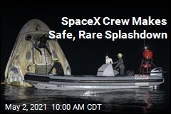 SpaceX Crew Makes Rare, Safe Splashdown