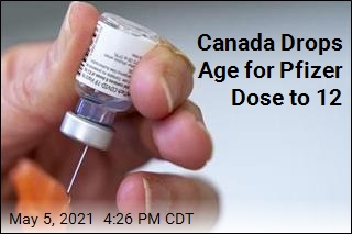Canada Drops Age for Pfizer Dose to 12
