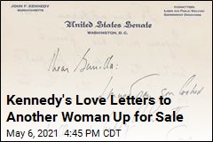 Kennedy&#39;s Love Letters to Another Woman Up for Sale