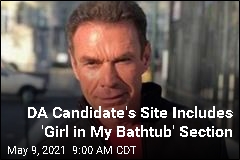 DA Candidate&#39;s Site Includes &#39;Girl in My Bathtub&#39; Section