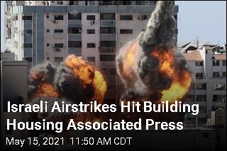 Israeli Airstrikes Hit Building Housing Associated Press